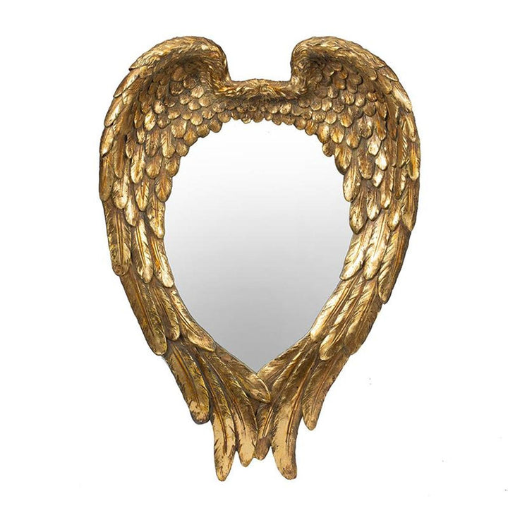 22" Gold Heart Framed Accent Mirror