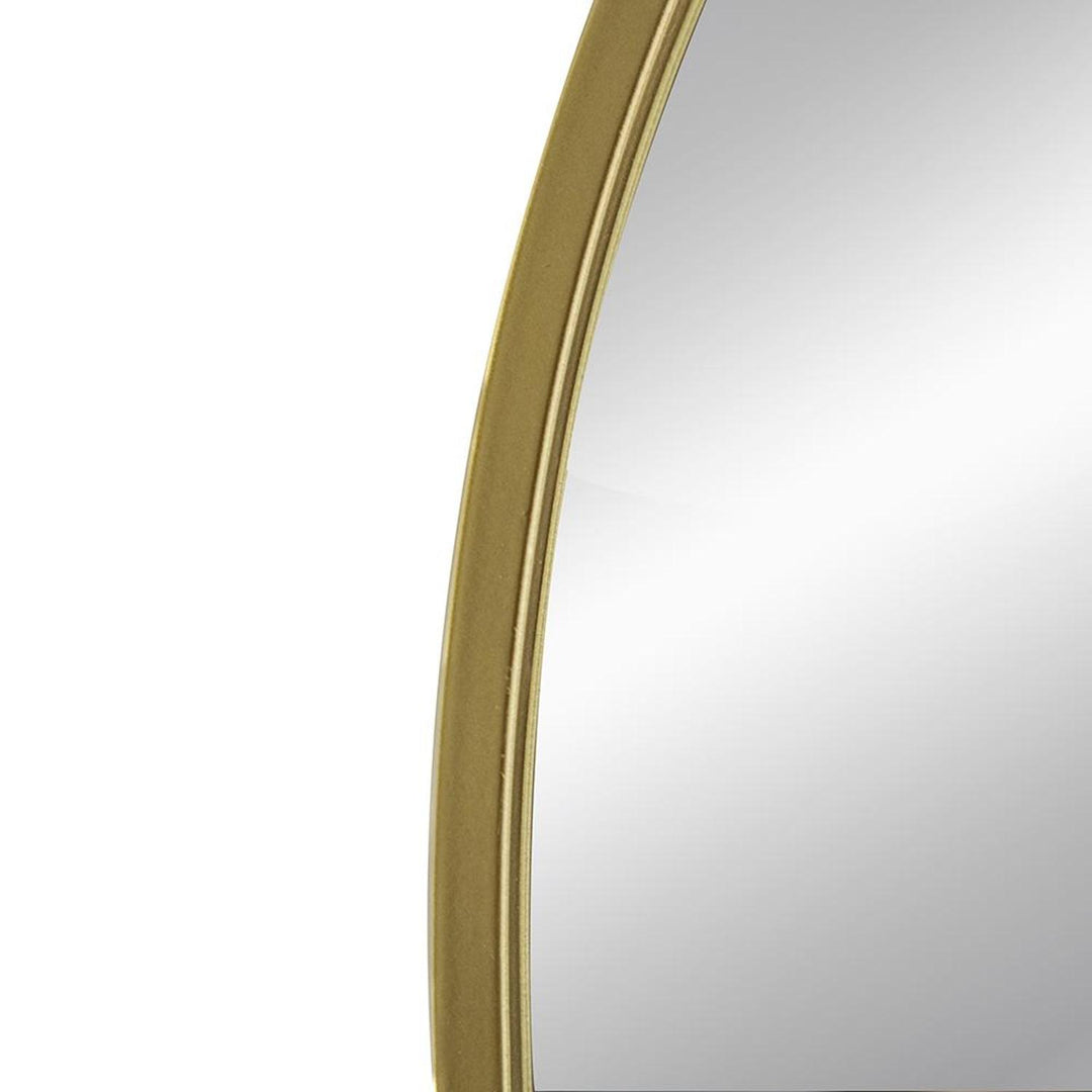 36" Gold Arch Framed Accent Mirror