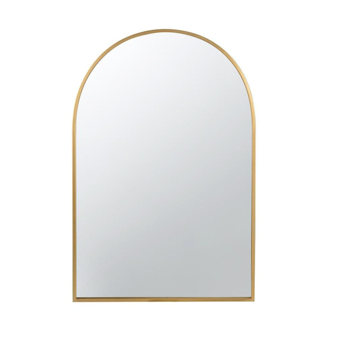 36" Gold Arch Framed Accent Mirror