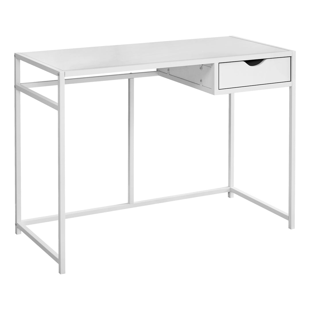 42" White Computer Desk