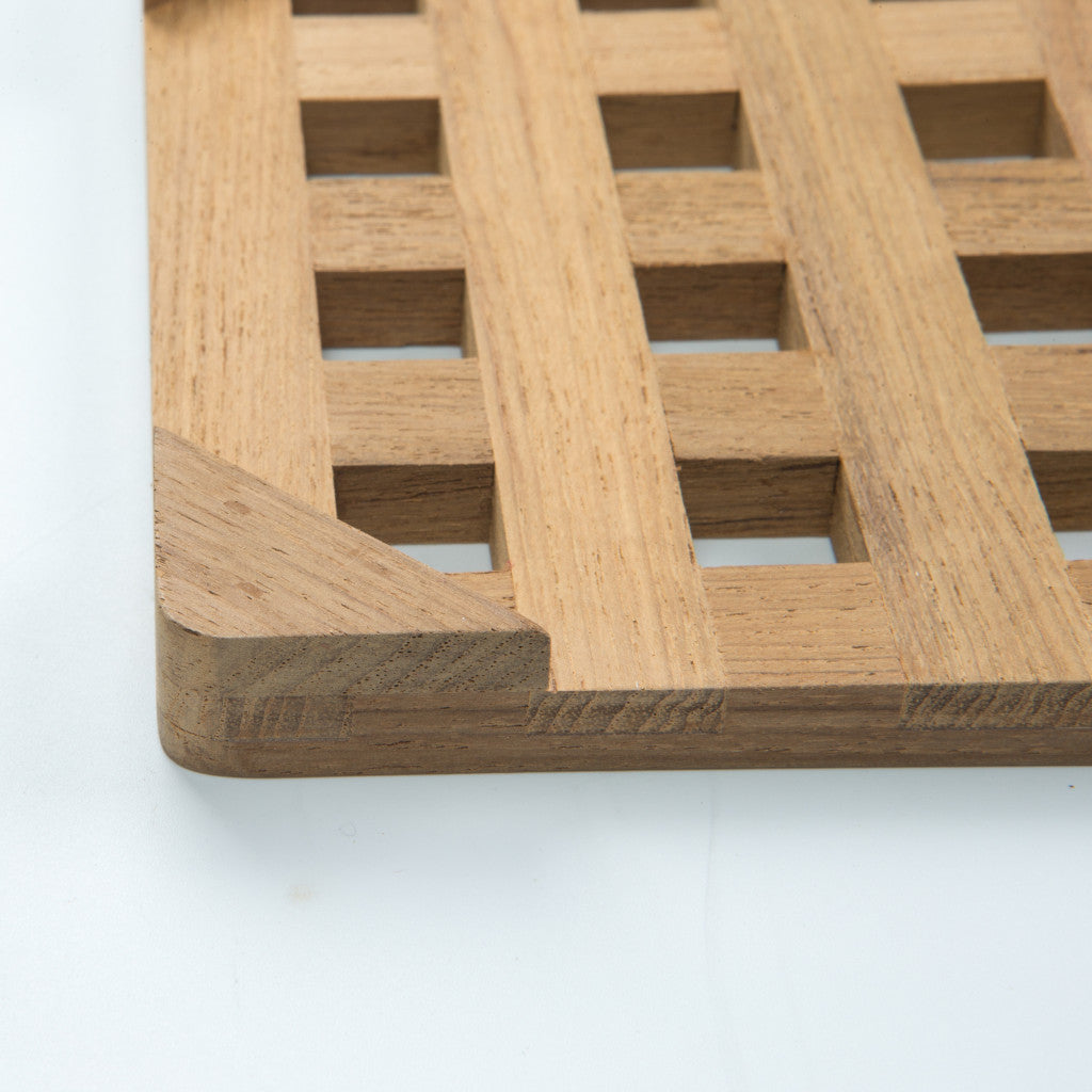 6.00 " Square Wood Trivet