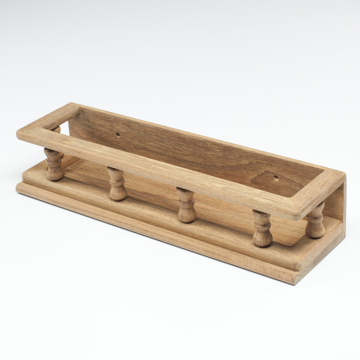 Wall Mounted 14.00 " Wood Spice Rack