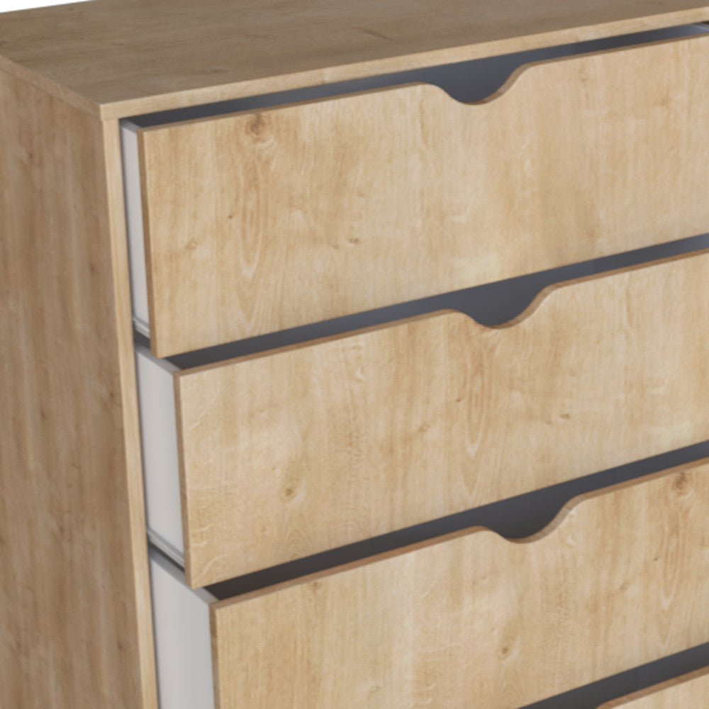 30" Natural Four Drawer Standard Chest