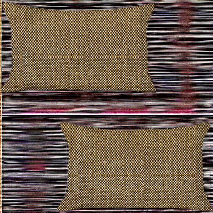 Set Of Two 20" X 12" Yellow Polyester Zippered Pillow