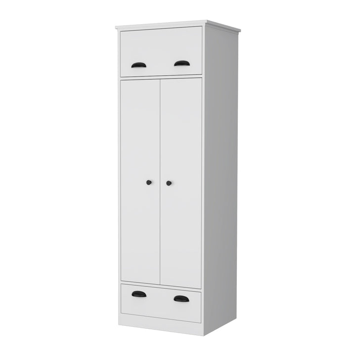 23" White Drawer Combo Dresser