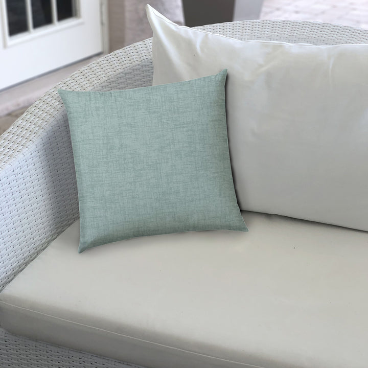 14" X 20" Sea Green Indoor Outdoor Throw Pillow