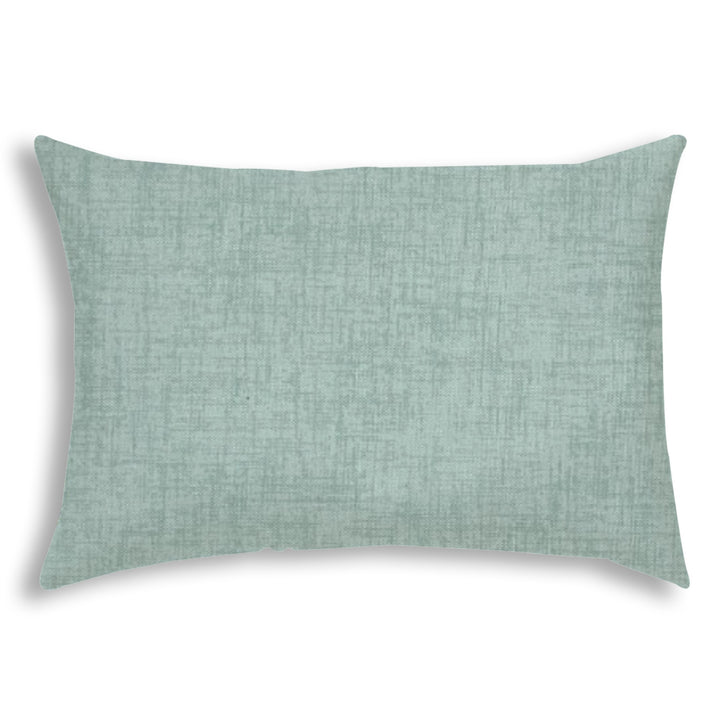 14" X 20" Sea Green Indoor Outdoor Throw Pillow