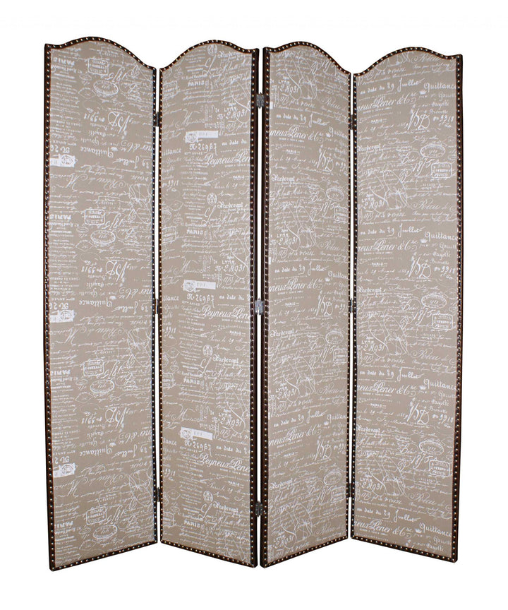 1 X 80 X 84 Tan Wood Galore Screen