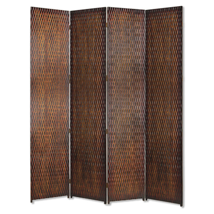 1" X 84" X 84" Brown Wood Screen