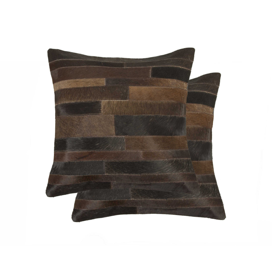 18" X 18" X 5" Chocolate Pillow 2 Pack