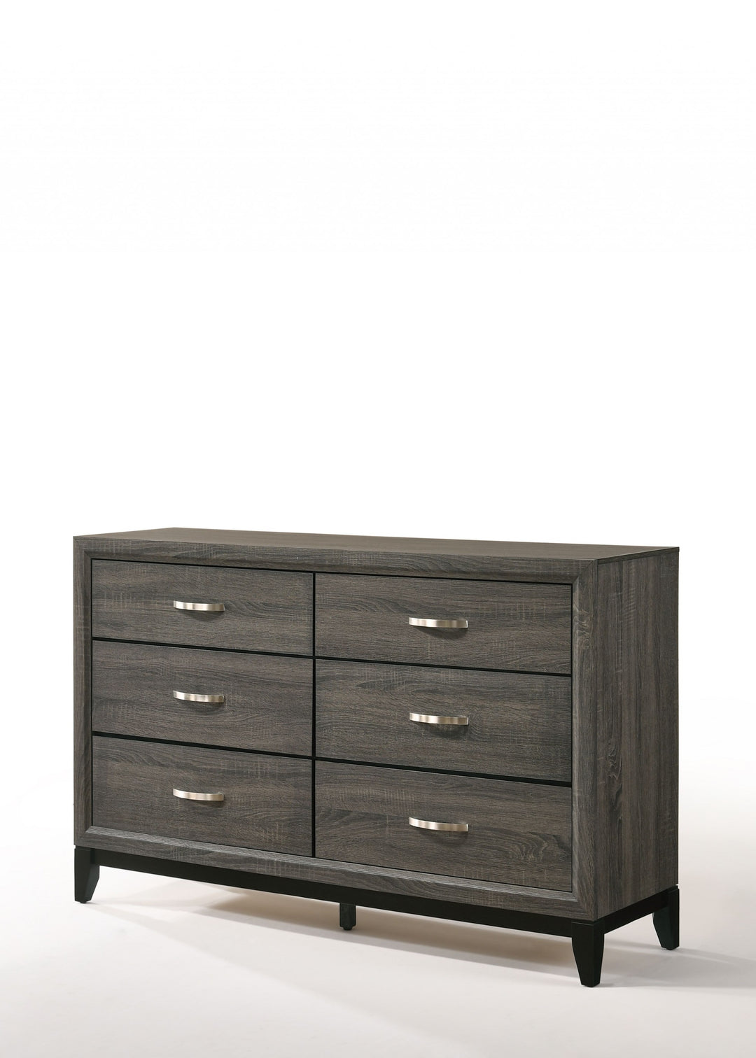 58" X 16" X 37" Weathered Gray Dresser