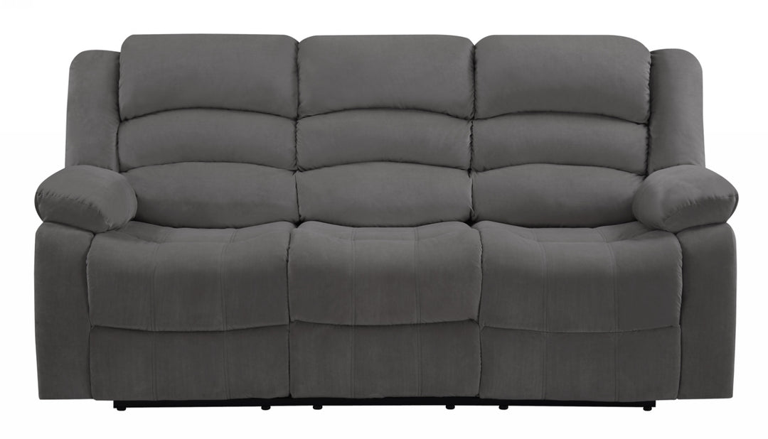 40" Contemporary Grey Fabric Sofa