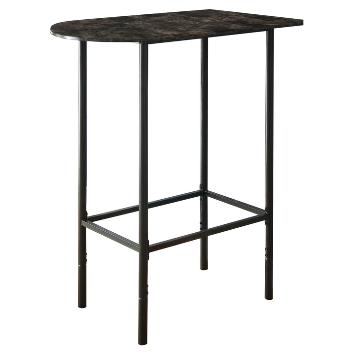 41" Black And Gray End Table