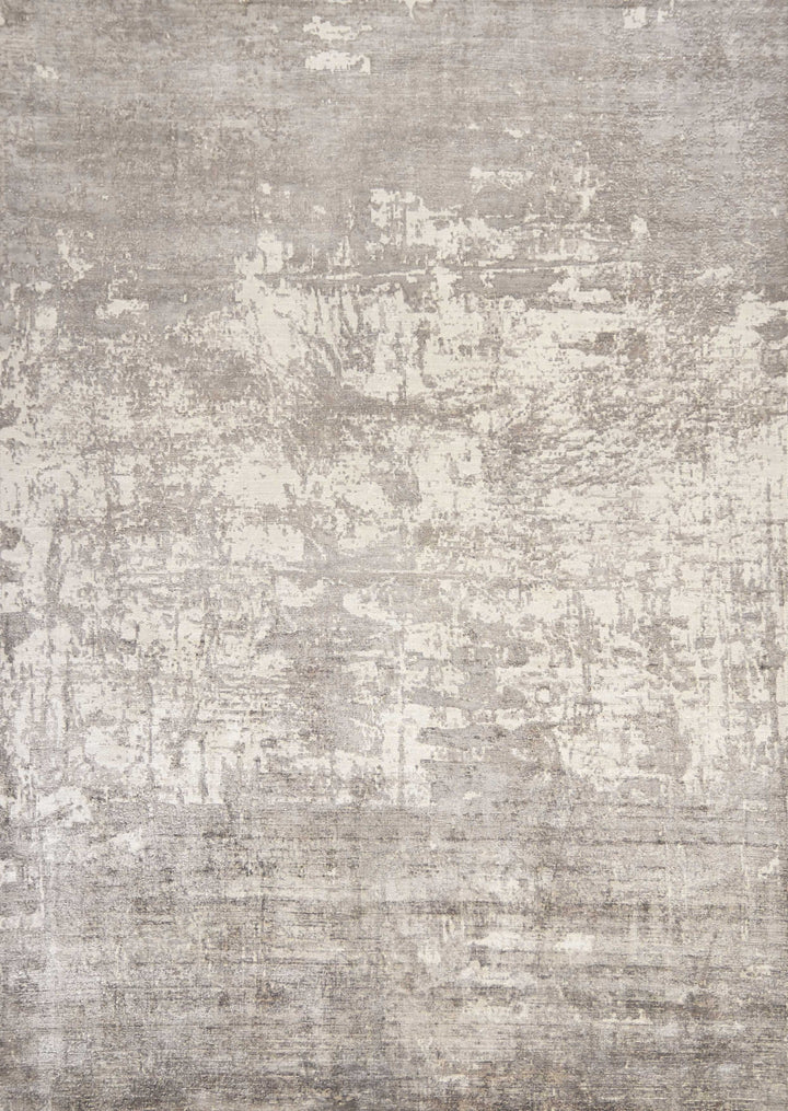 7' X 10' Viscose Beige Area Rug