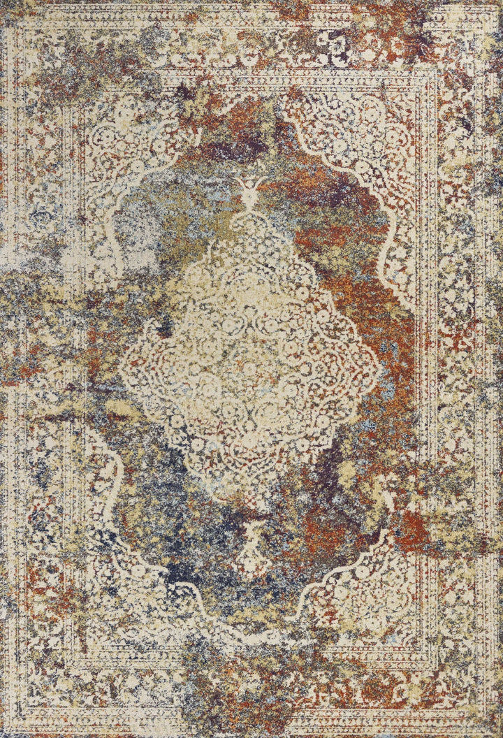 9' X 13' Polypropylene Multi Area Rug