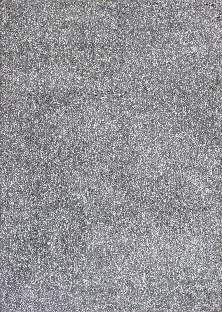9' X 13' Polyester Grey Heather Area Rug
