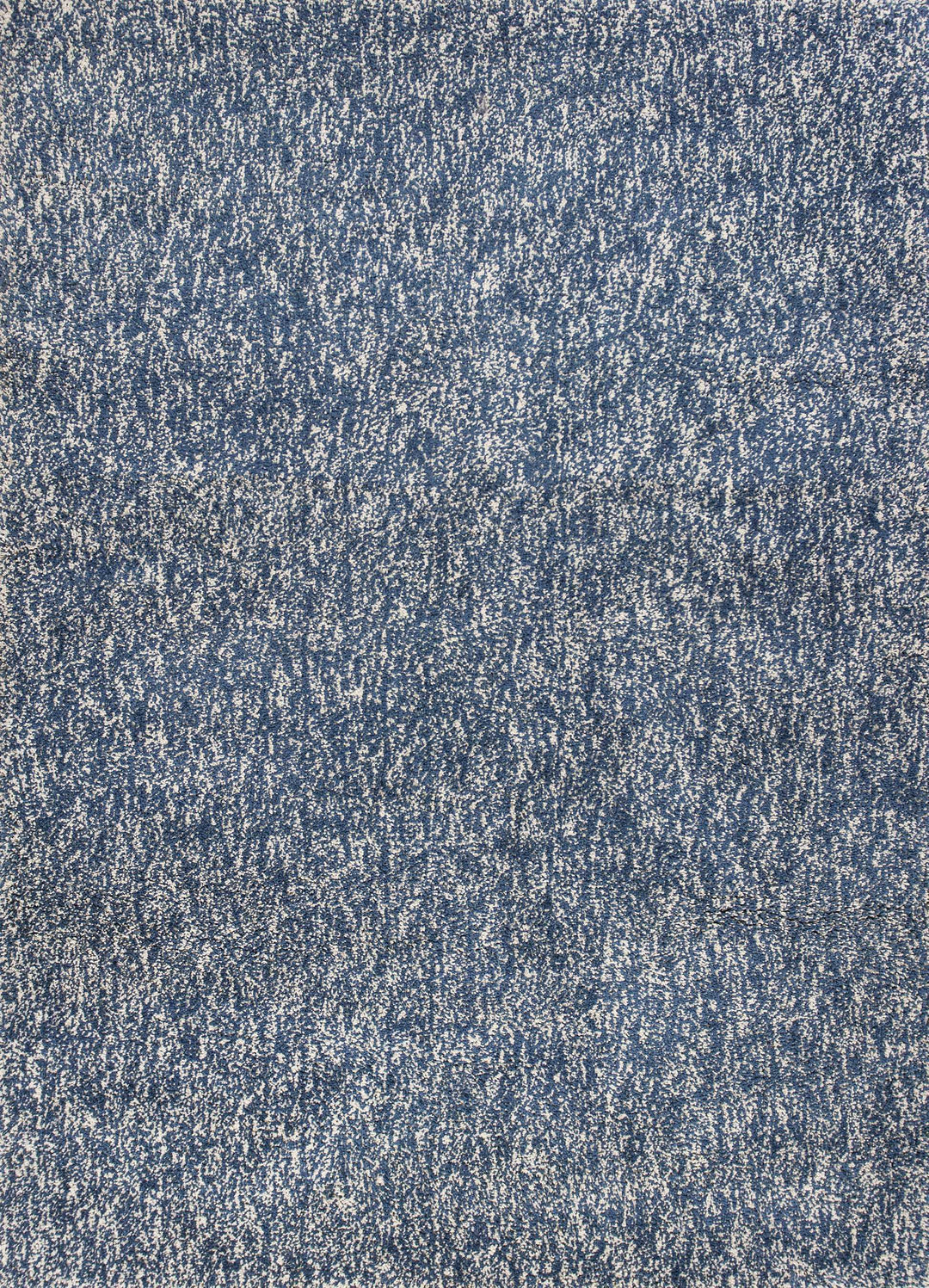 9' X 13' Polyester Indigo Or Ivory Heather Area Rug