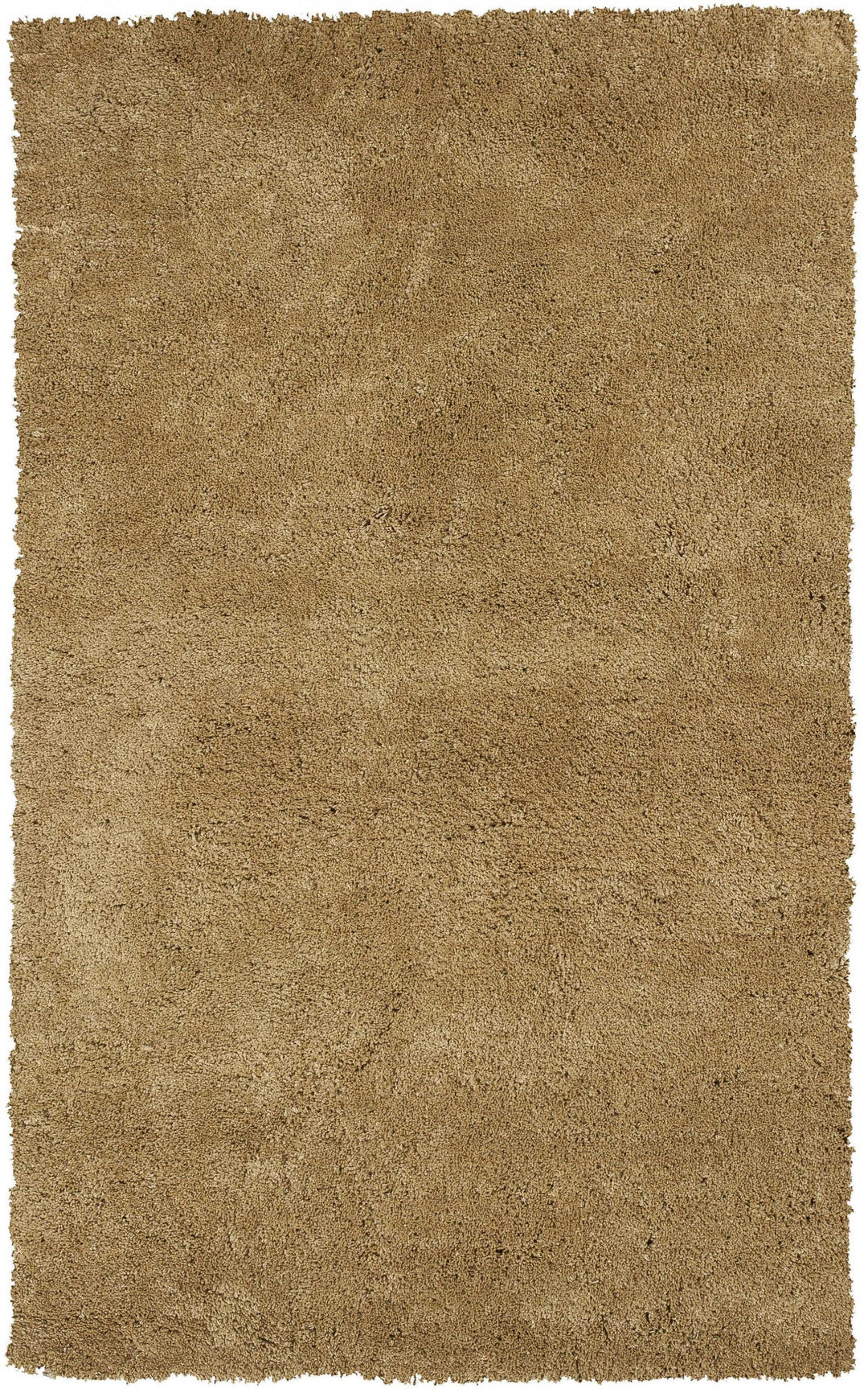 9' X 13' Gold Indoor Shag Rug