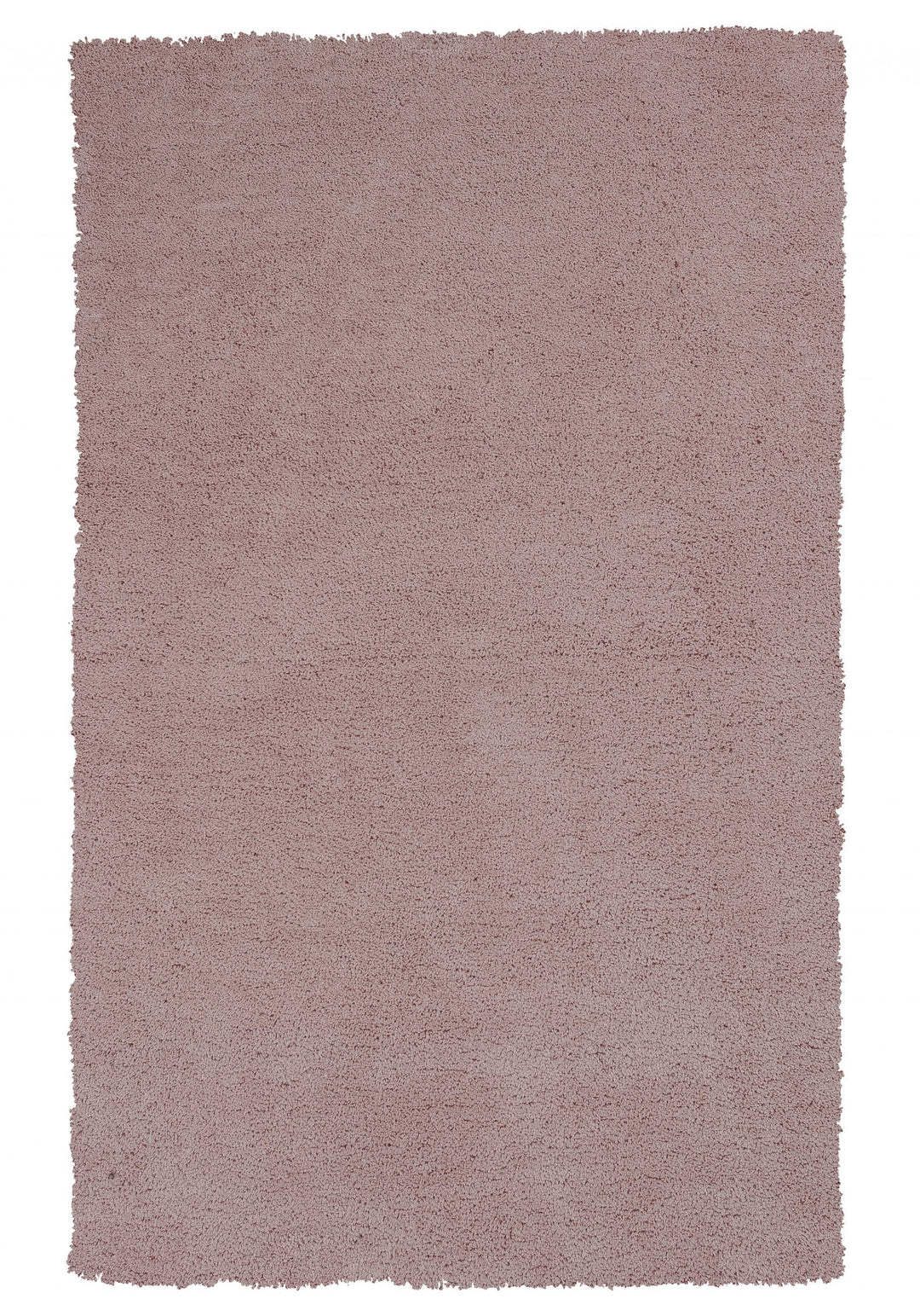 9' X 13' Rose Pink Shag Hand Woven Area Rug