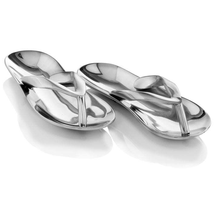 Buffed Polished Sandals Pair