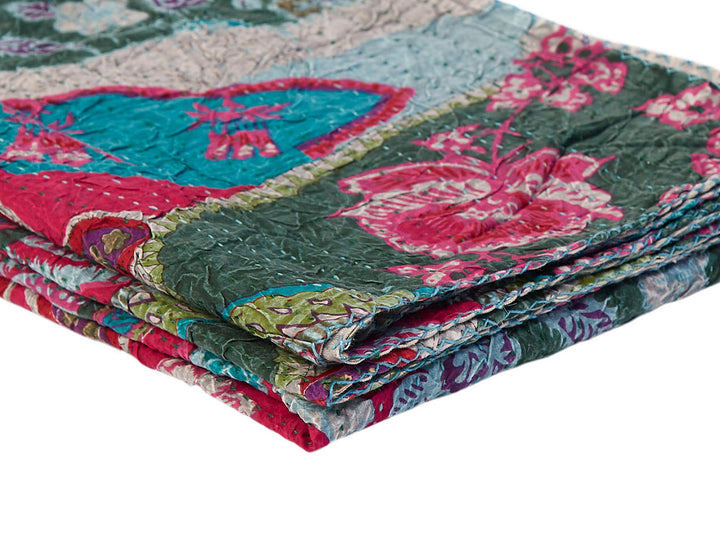 50" X 70" Multi Colored Eclectic Bohemian Traditional Throw Blankets