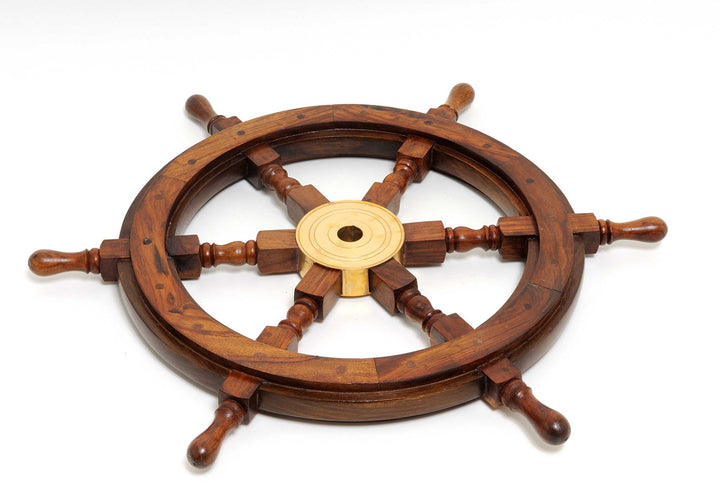 24" X 24" X 2" Ship Wheel