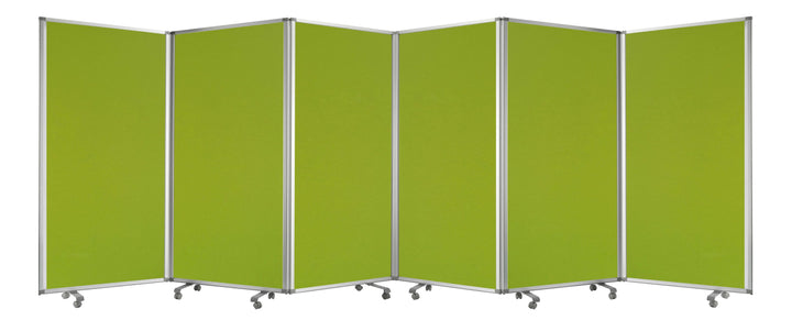 212 X 1 X 71 Green Metal 6 Panel Screen