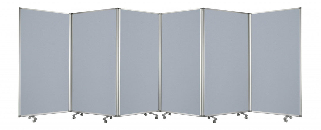 212 X 1 X 71 Metal Grey 6 Panel Screen