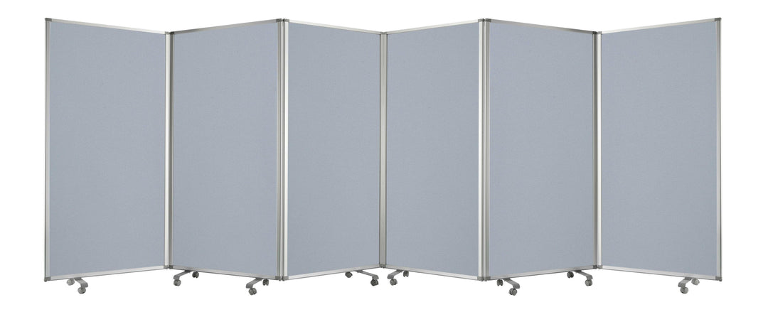 212 X 1 X 71 Metal Grey 6 Panel Screen