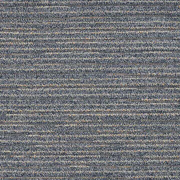 5'X8' Denim Blue Machine Woven Uv Treated Abstract Lines Indoor Outdoor Area Rug