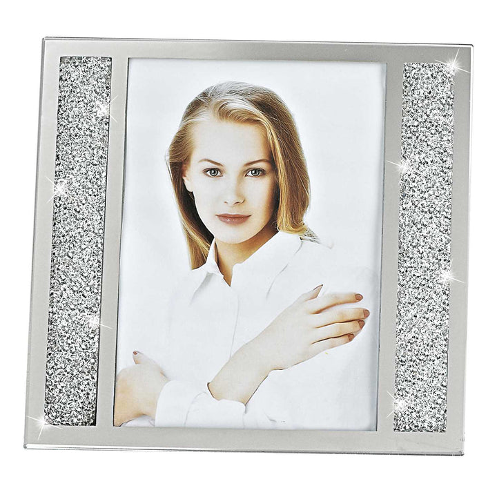 8 X 10 Silver Crystalized Picture Frame