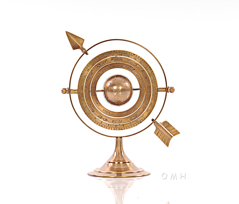 Armillary Brass With Bright Annealed Finish