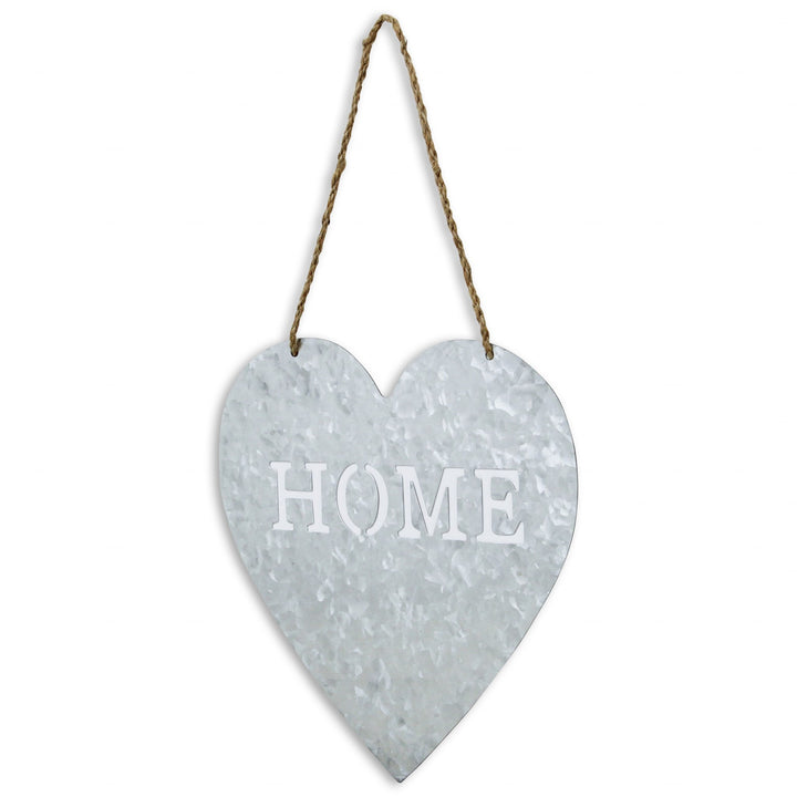 Home Gray Galvanized Cut Out Metal Wall Decor