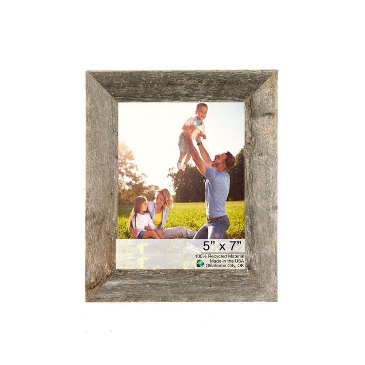 5" X 7" Natural Weathered Gray Picture Frame