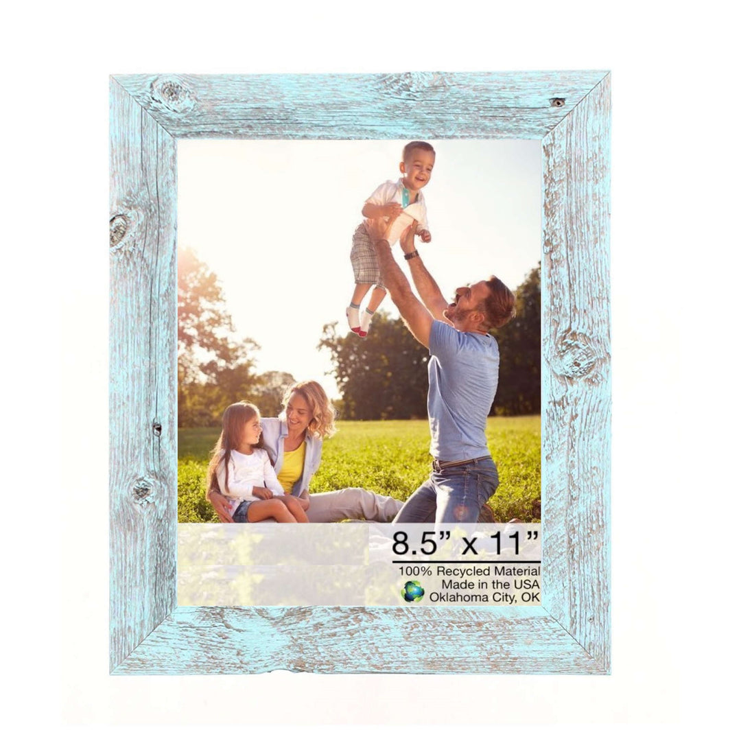 12"X14" Rustic Blue Picture Frame