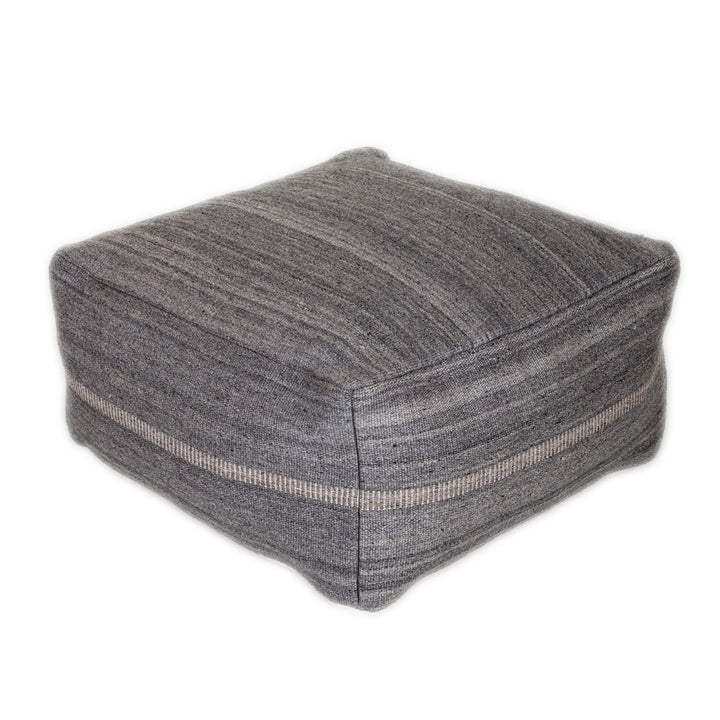 Steel Grey Stylish Pouf