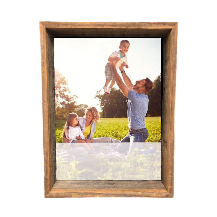 8” X 10” Rustic Farmhouse Gray Shadow Box Frame