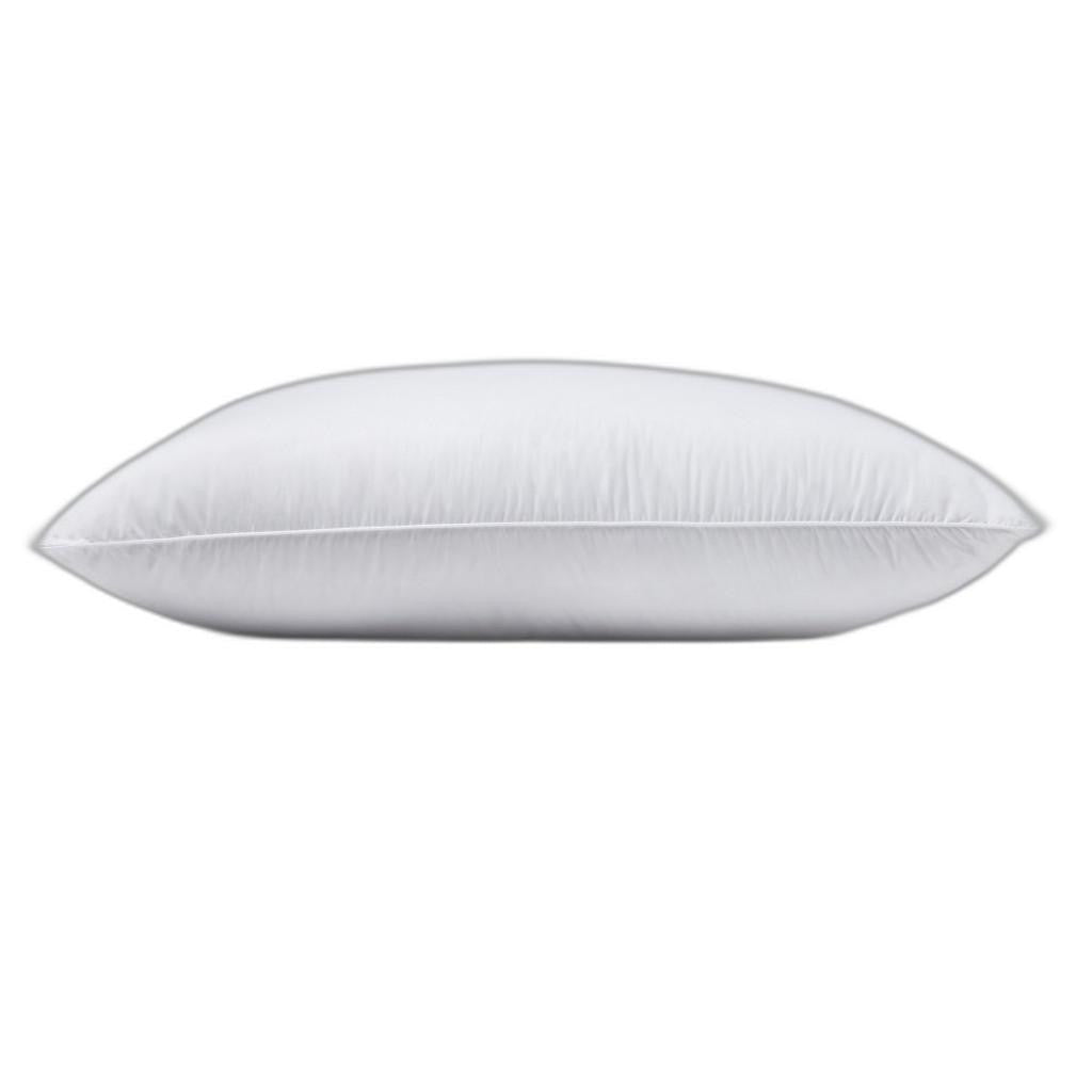 Set Of 2 Lux Sateen Down Alternative King Size Firm Pillows