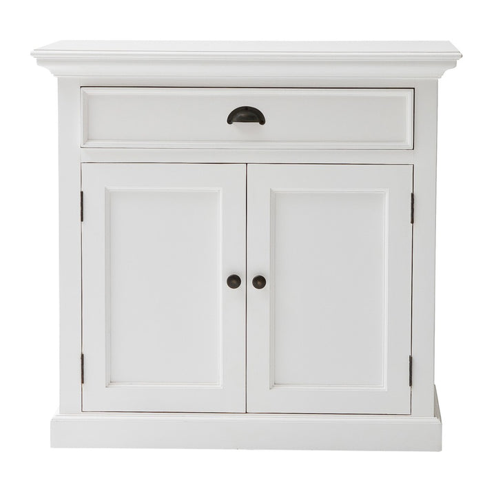 Modern Farmhouse White Accent Cabinet