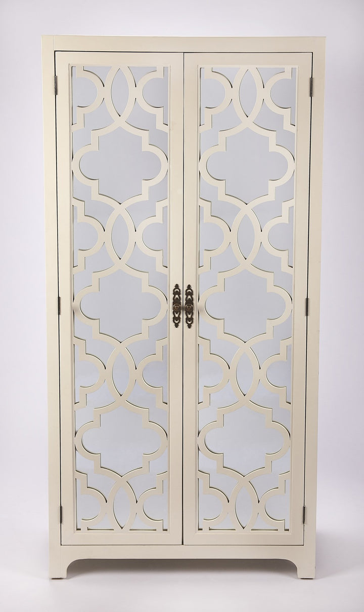 Morjanna White Tall Cabinet