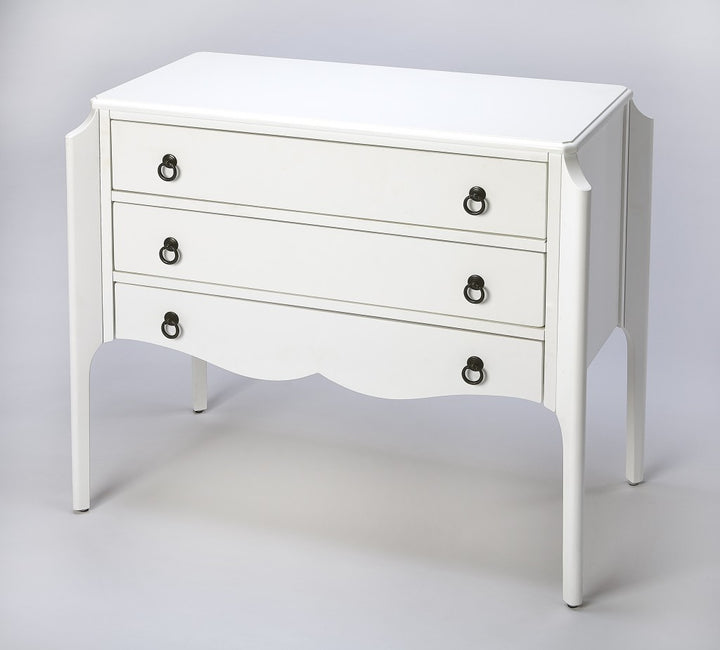 Wilshire Glossy White Accent Chest