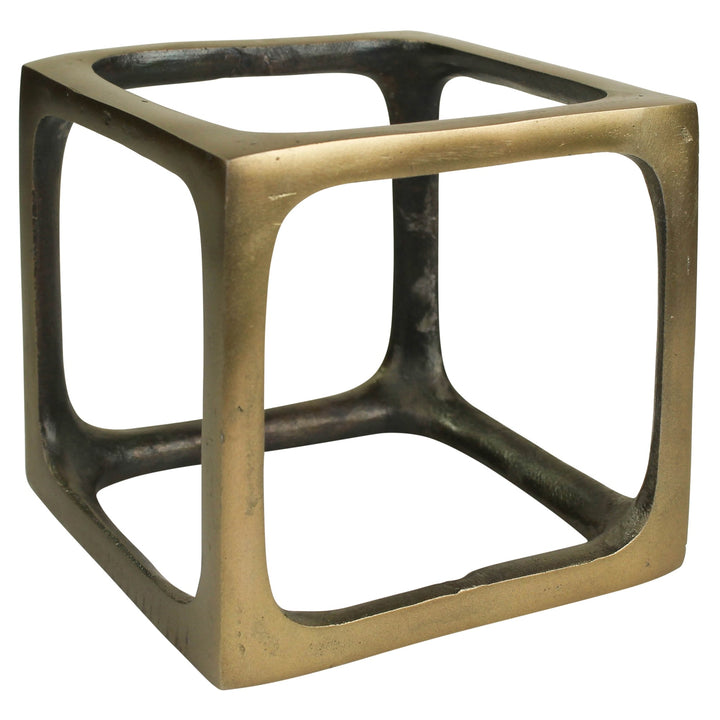 Jumbo Cast Aluminum Square Sculpture