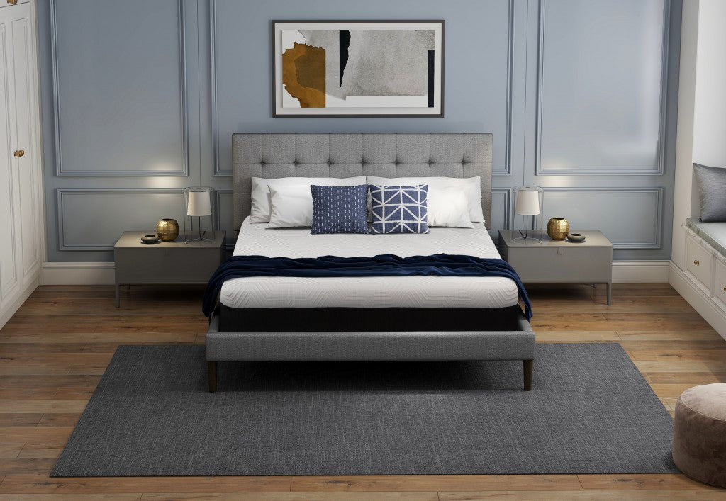 10.5" Hybrid Lux Memory Foam And Wrapped Coil Mattress Queen