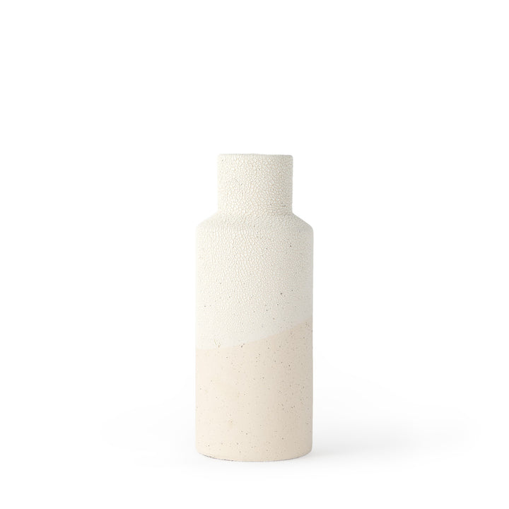 Two Toned Textured Ceramic Vase