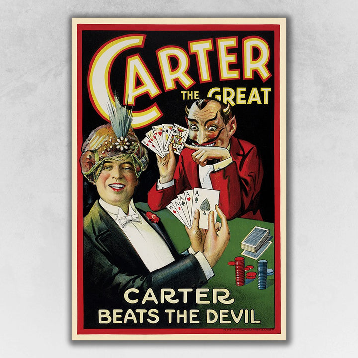 Vintage 1922 Carter Vintage Magic Unframed Print Wall Art