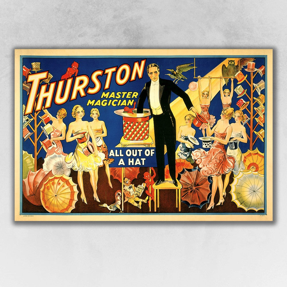 Thurston Spirits Vintage Magic Unframed Print Wall Art