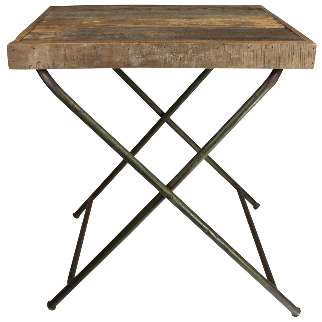 Reclaimed Wood Folding Table