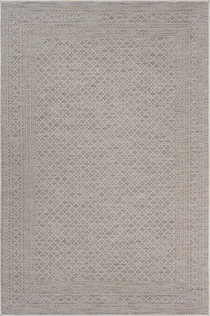 5' X 7' Gray Indoor Outdoor Area Rug