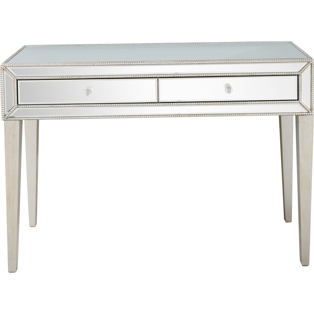 Silver Beaded Console Table