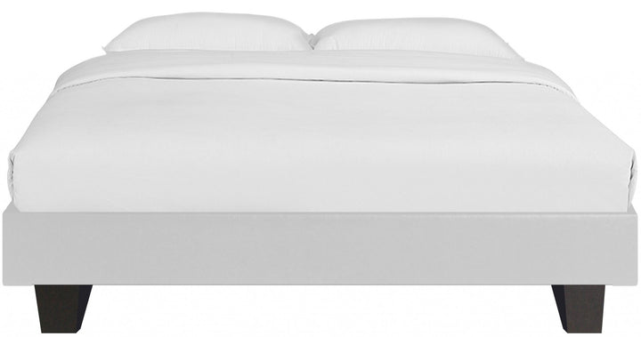 White Platform King Bed